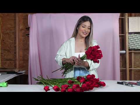 How to Make A Rose Bouquet